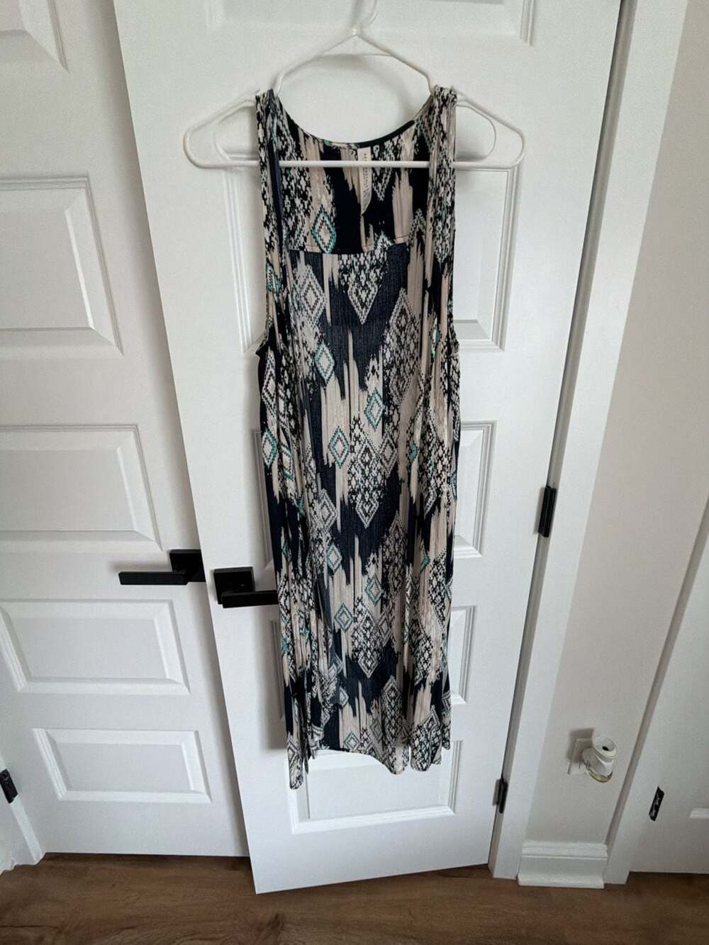 Aeropostale Womens Geometric Tribal Print Sleeveless Open Front One Size